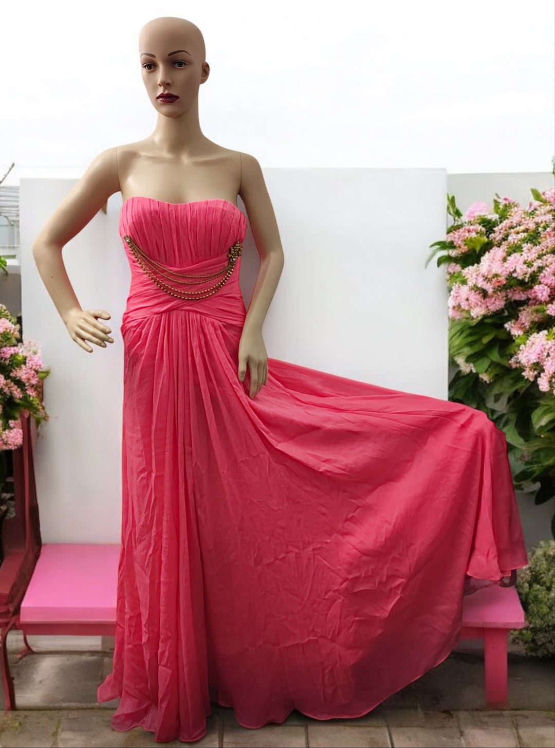 Rosy Peach Gown