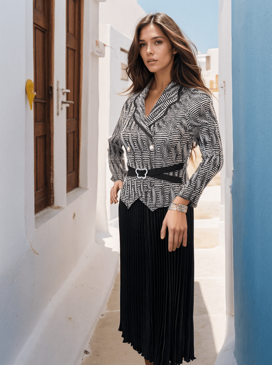 Blazer belt dress clearance