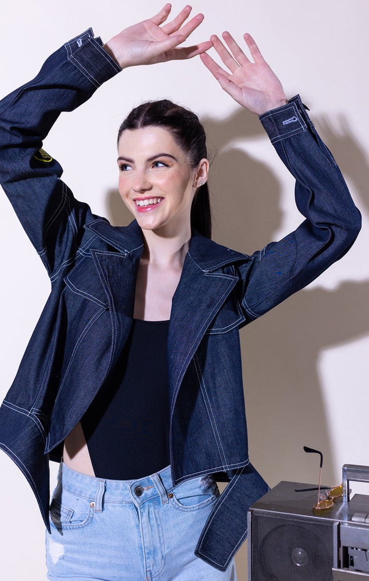 Graffiti Chic Denim Jacket