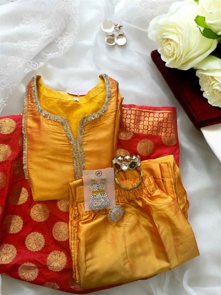 Banarsi Silk Lace Couture