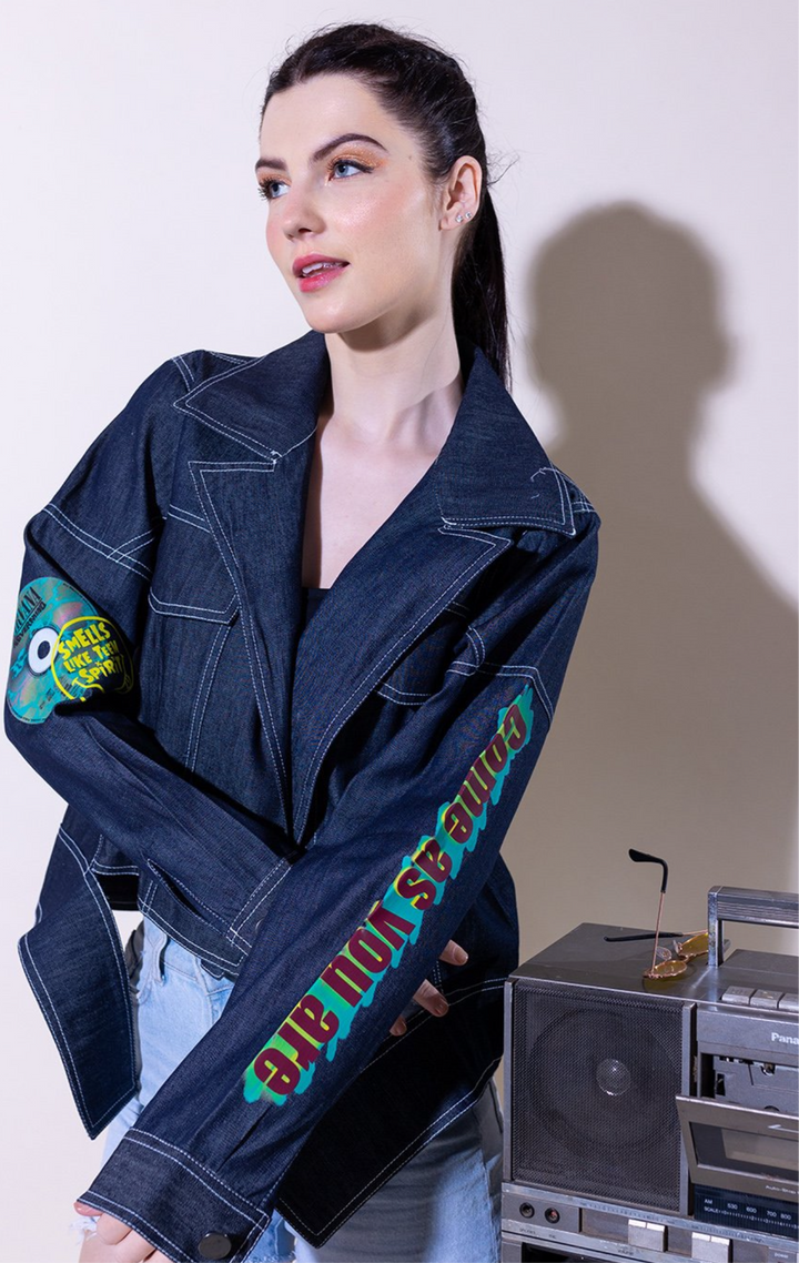Graffiti Chic Denim Jacket