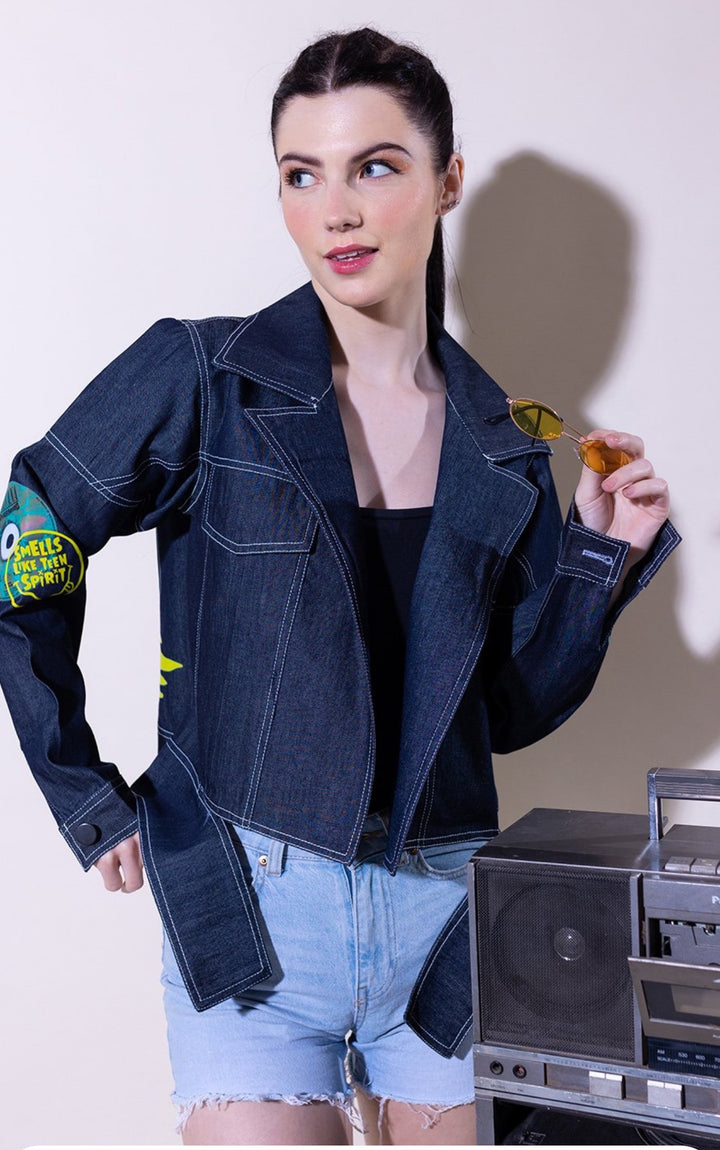Graffiti Chic Denim Jacket
