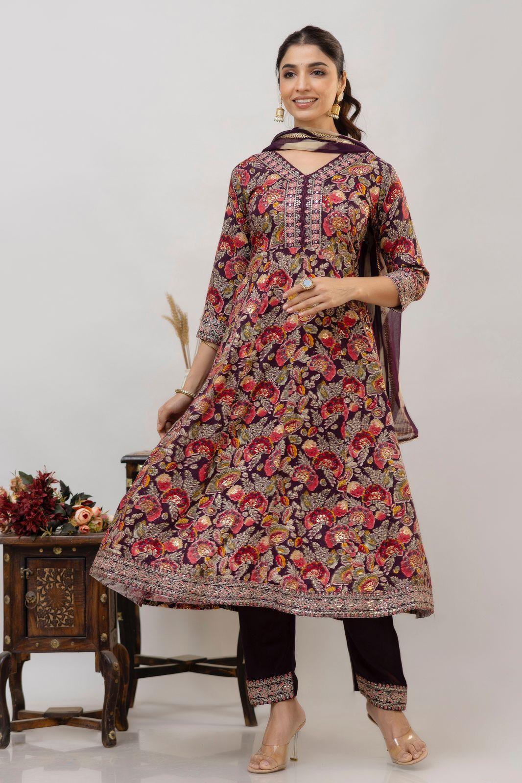 Kurti Set With Dupatta 